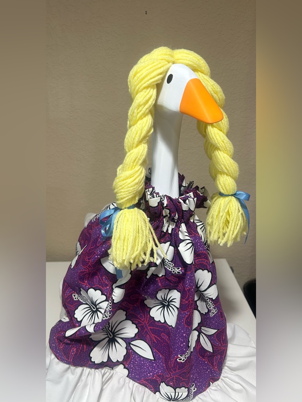 Porch Goose Blonde Hair Braids